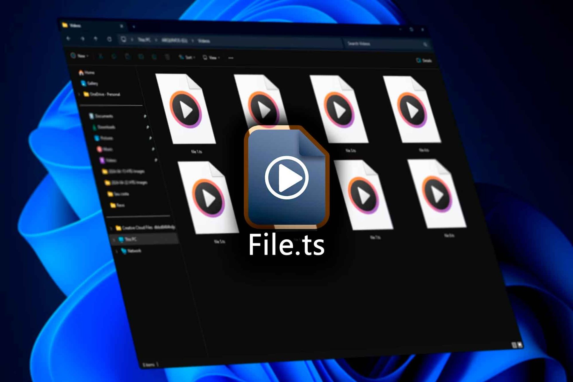 Il file TS apre Windows 11