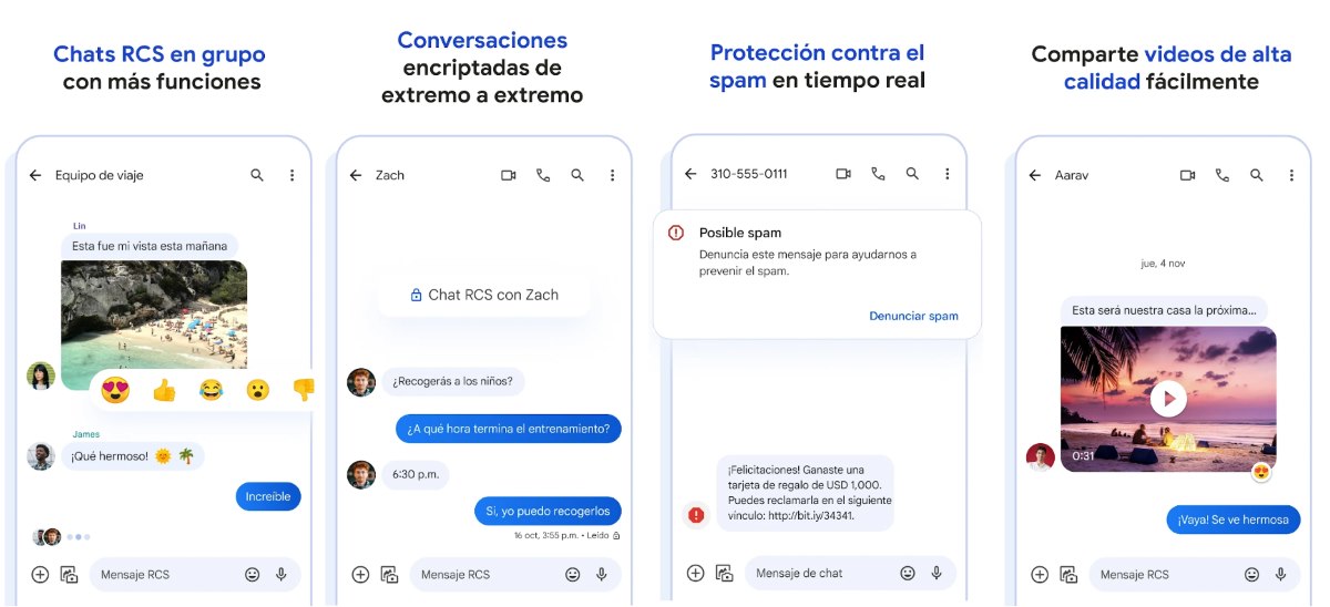 Chat RCS Google Mensajes