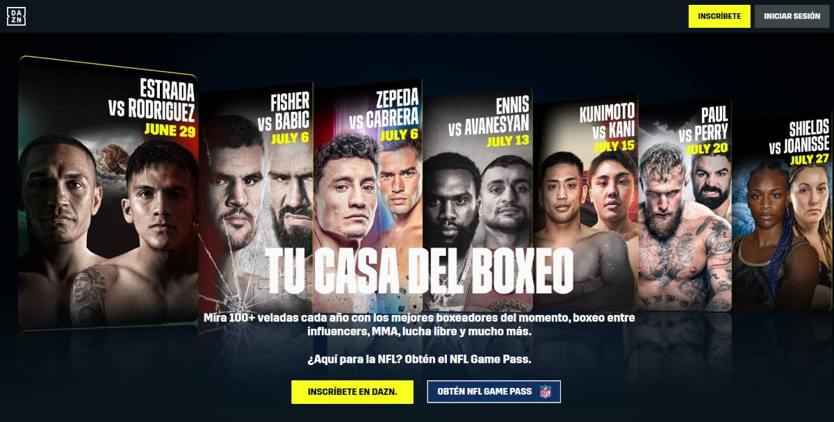 DAZN web