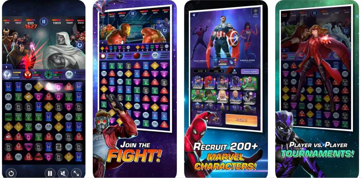 Marvel Puzzle Quest juego