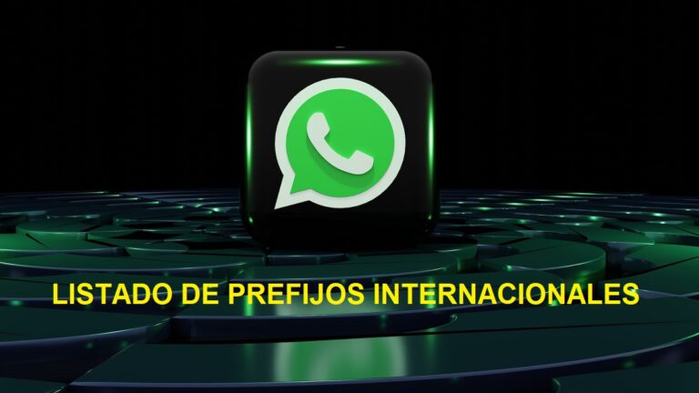 whatsapp PREFIJOS