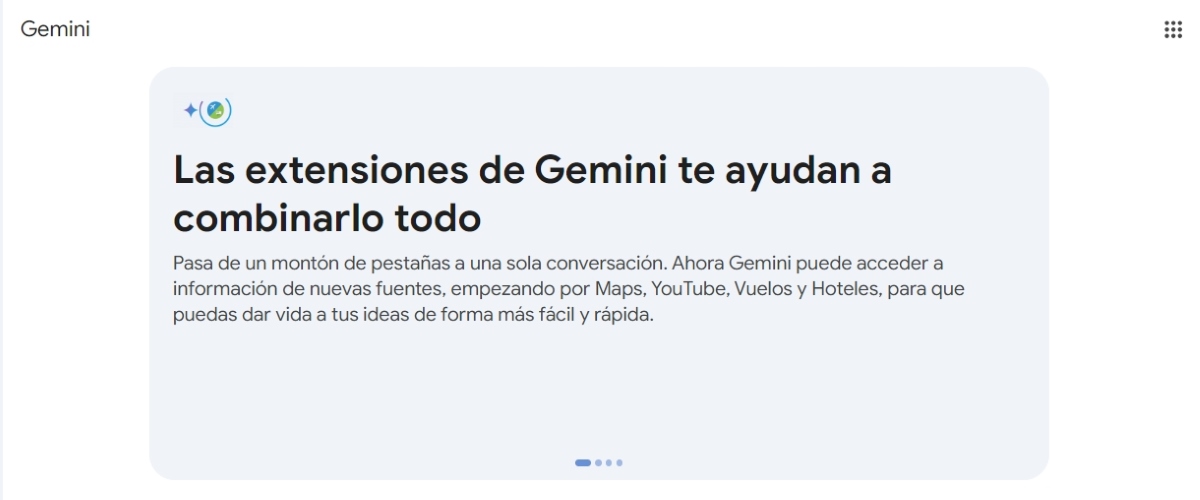 Extensiones Google Gemini