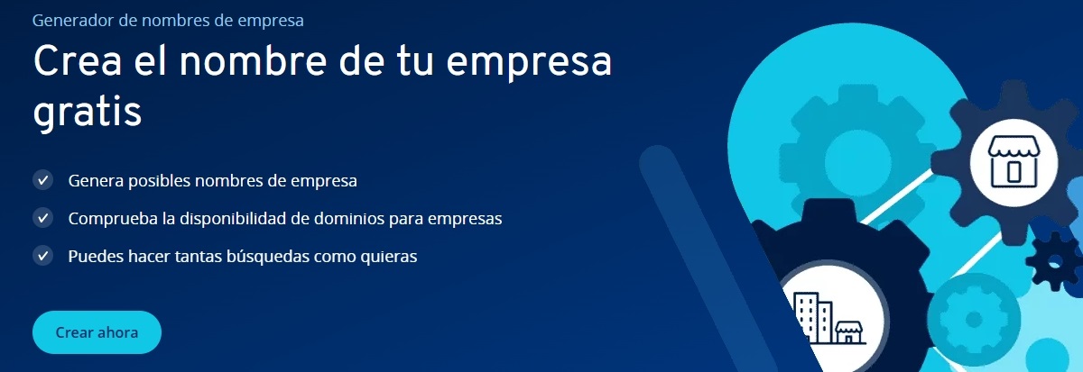 IONOS generador de nombres para empresas