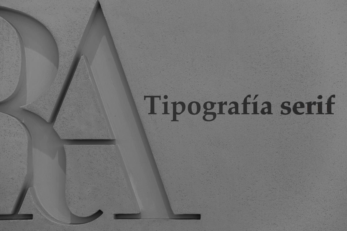 Tipografía serif