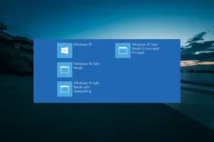 modo seguro windows 10