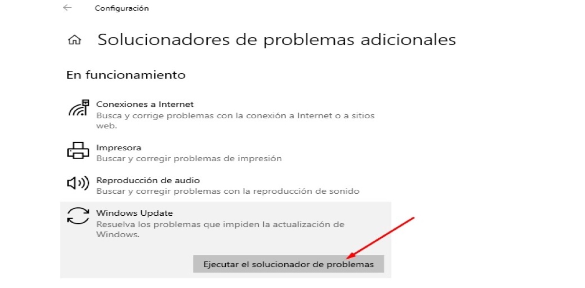 Solucionador de problemas Windows 10