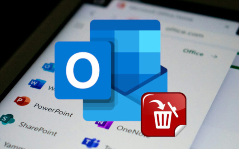 Eliminar un correo electrónico enviado en Outlook