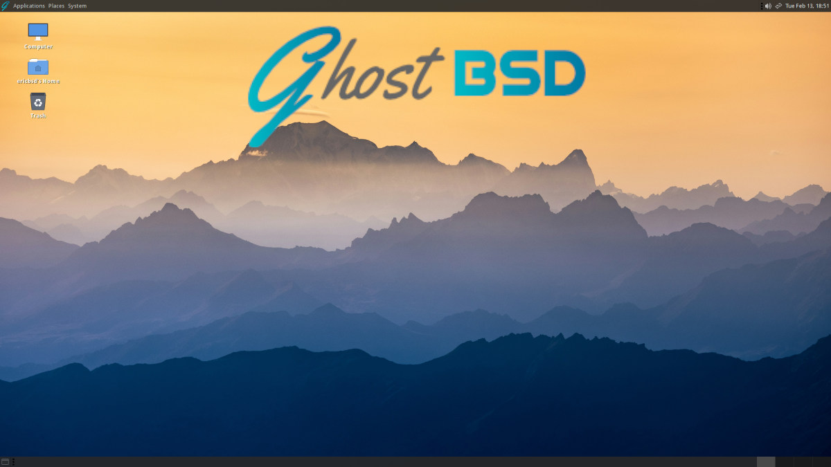 GhostBSD distribuciones BSD