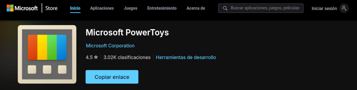 Power Toys web