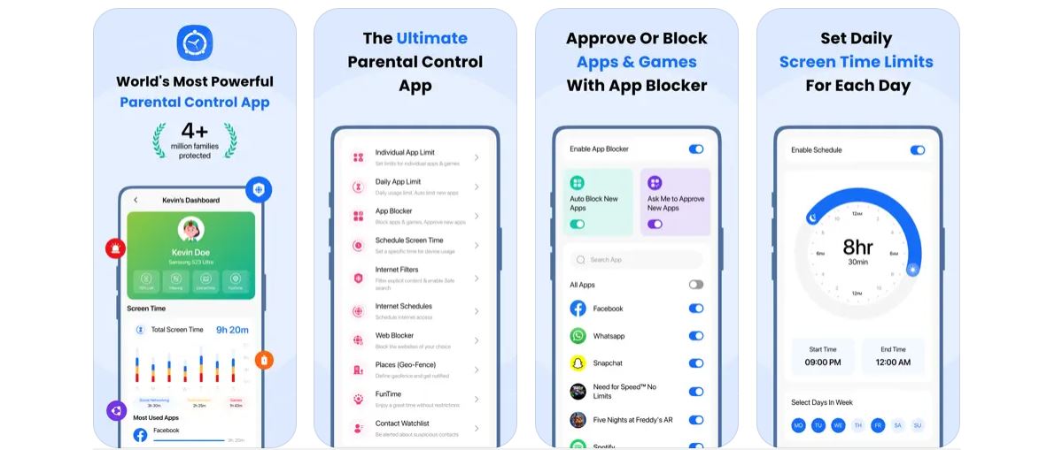 apps de control parental family time