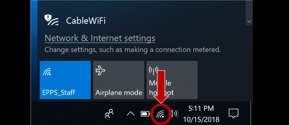 icono wifi windows