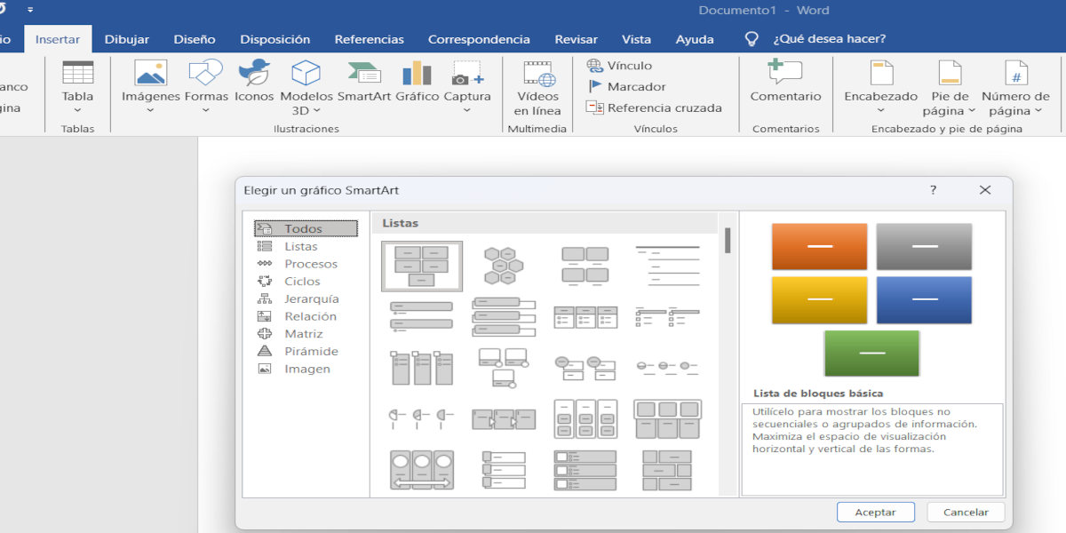 Hacer árbol genealógico en Word