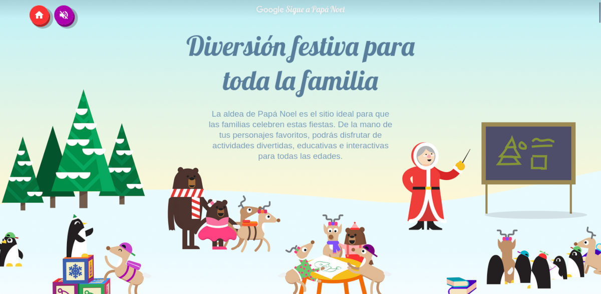 Actividades de Santa Tracker