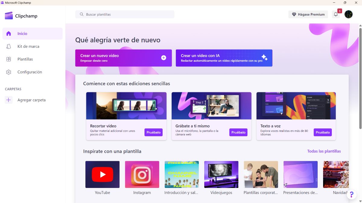 Dispositivos en los que puedes usar Clipchamp