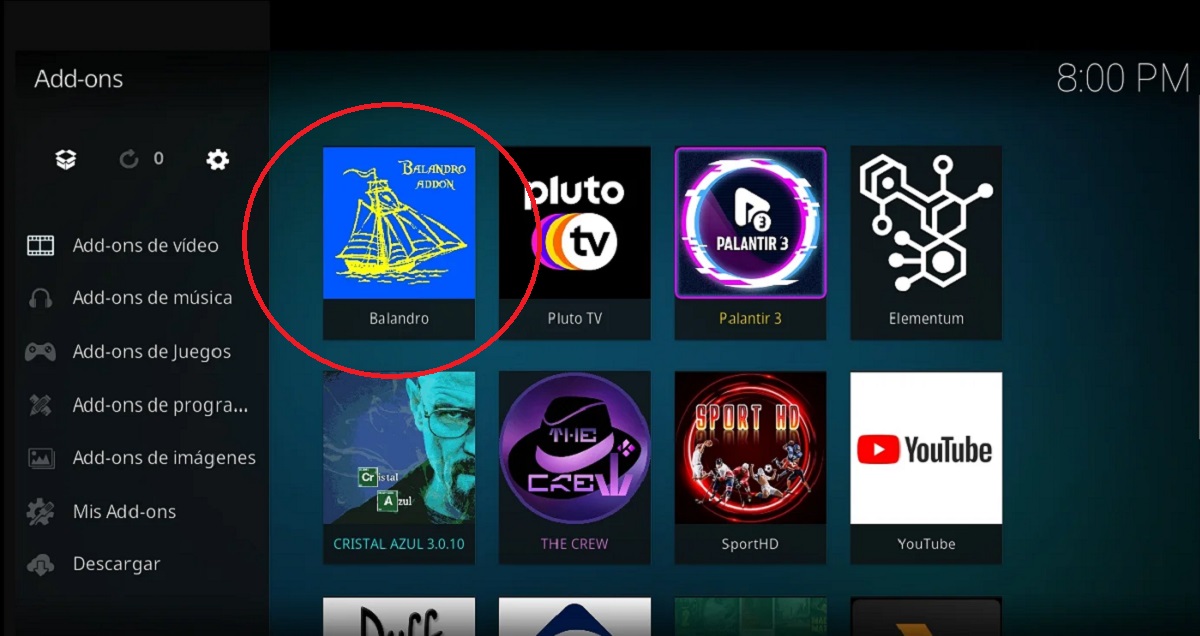 instalar addon balandro en kodi