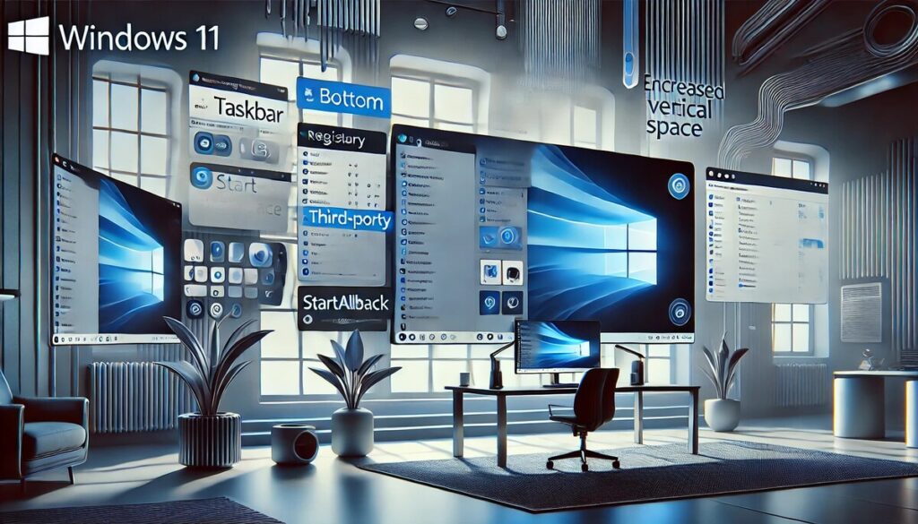 Cambiar barra lateral de tareas en Windows 11