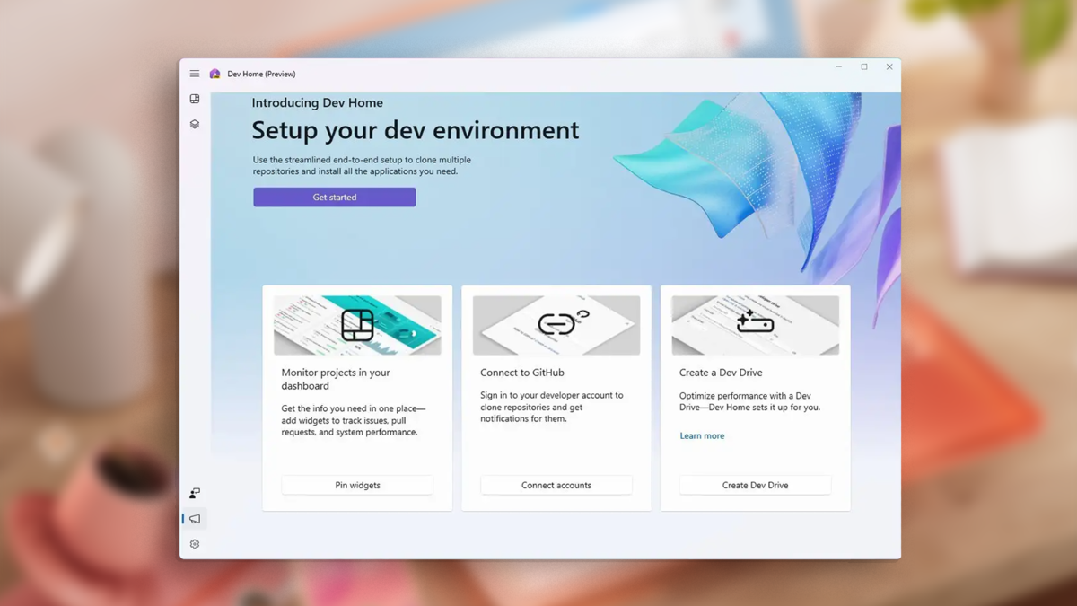 Dev Home de Windows que es