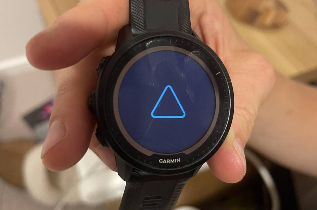 triangulo azul de la muerte garmin-0