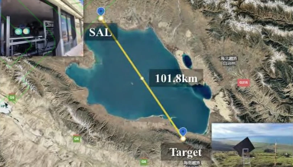 Cámara láser con alcance de 100km