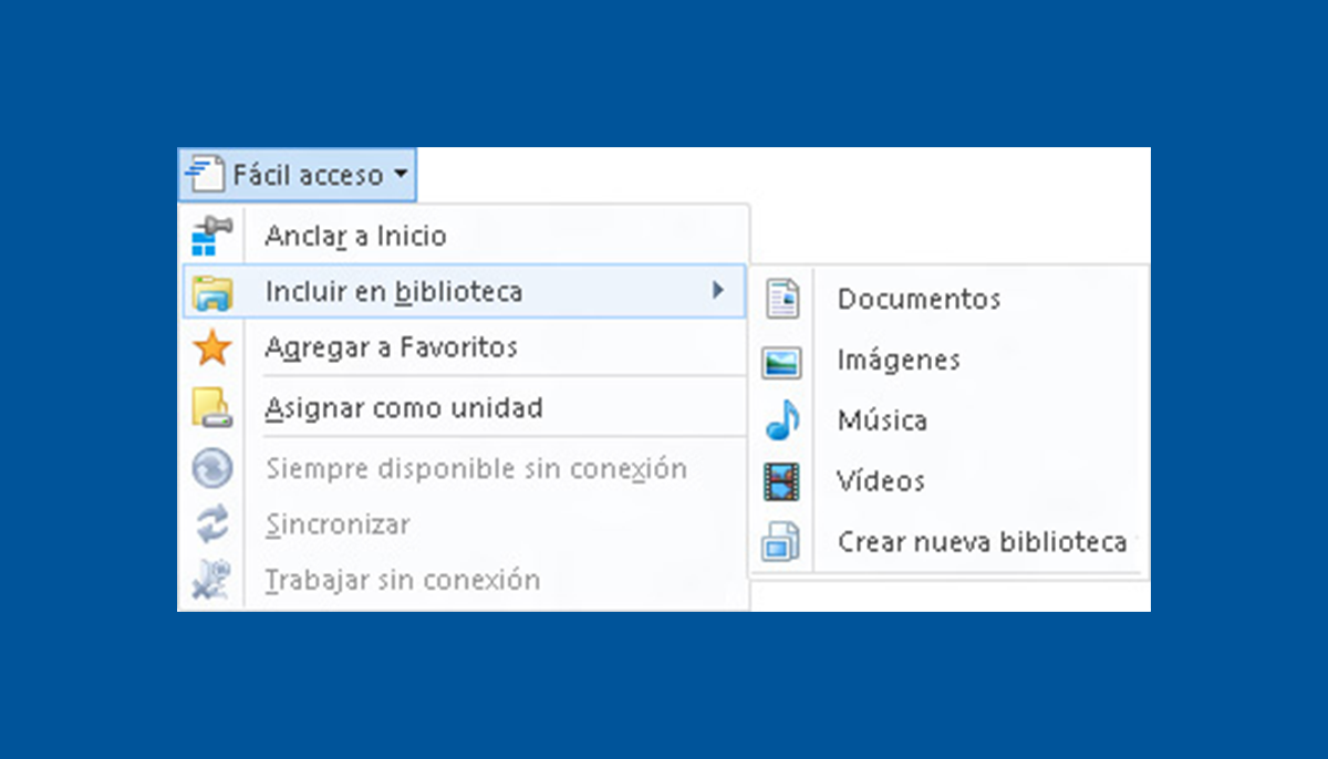Cómo añadir archivos a las bibliotecas de Windows