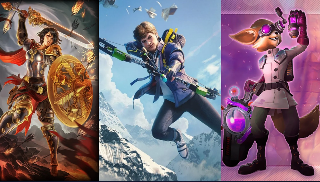 Smite, Paladins y Rogue Company