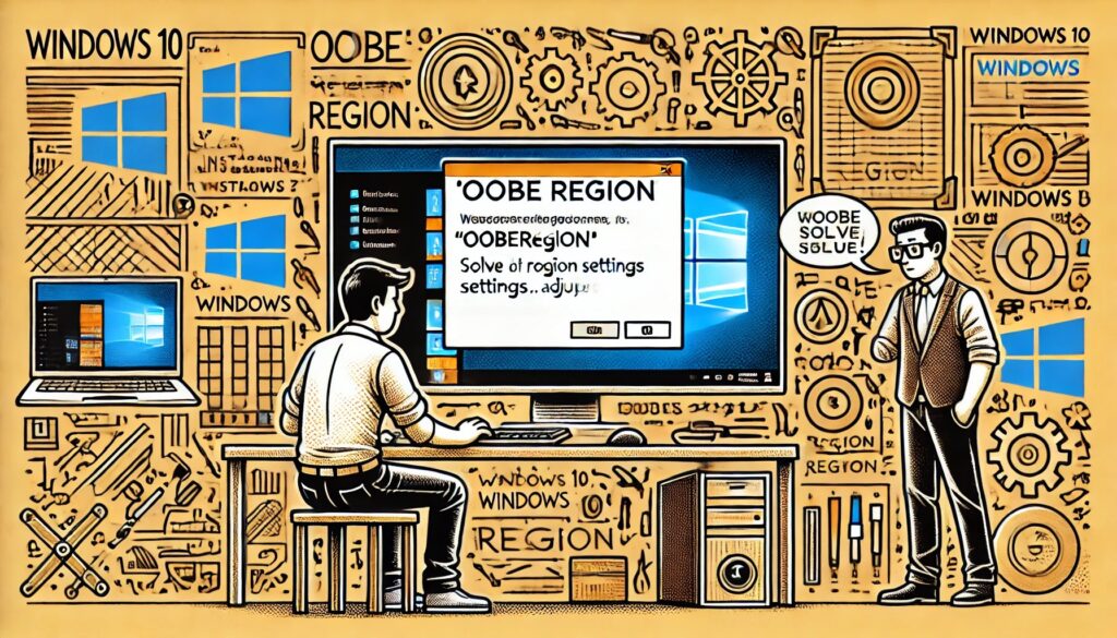 Solucionar error OOBEREGION en Windows