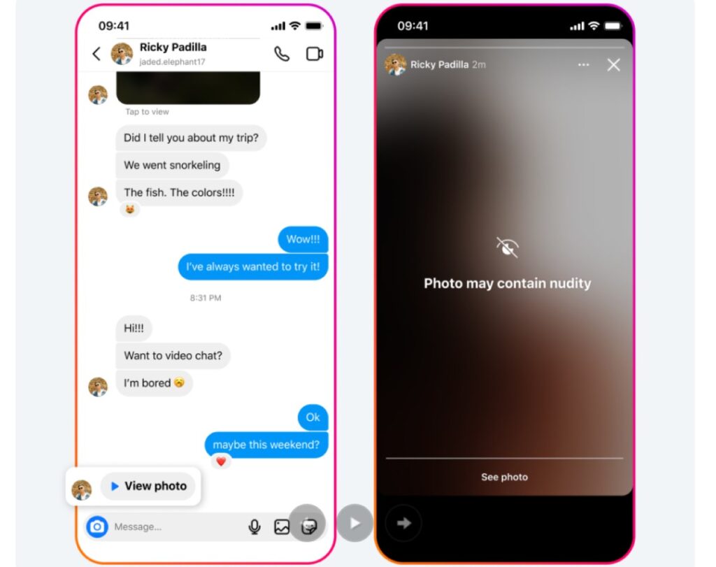 Tips de seguridad con los desnudos en Instagram
