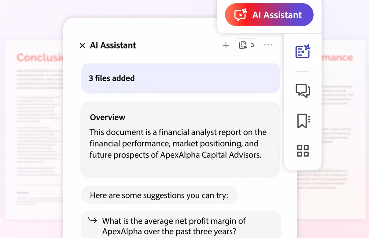 funcionalidades de la IA en Acrobat