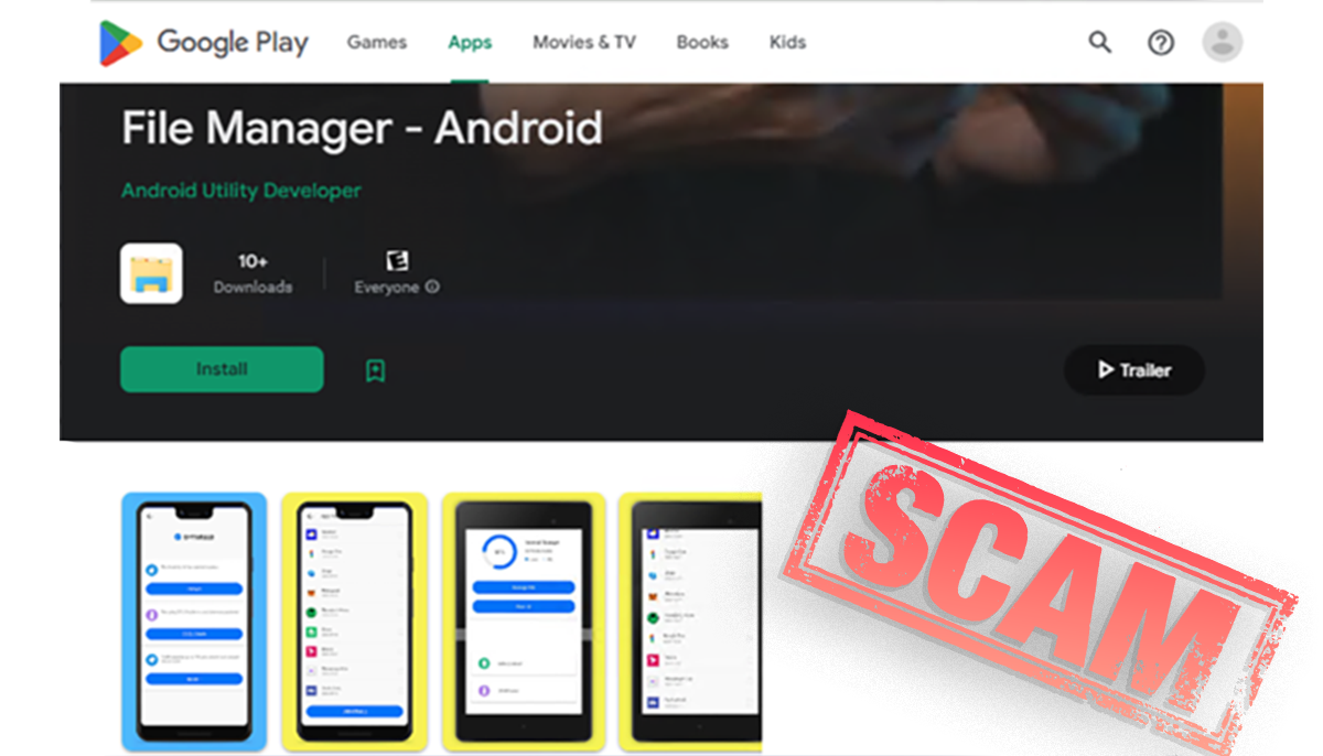 File Manager malware