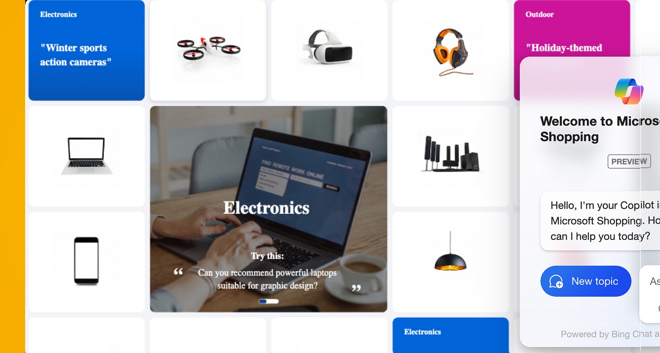 Microsoft Shopping con Copilot