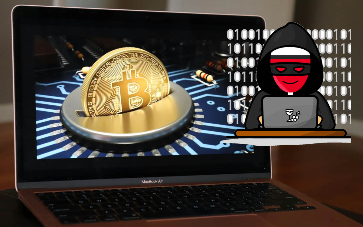 Hacker minando criptos en ordenador ajeno