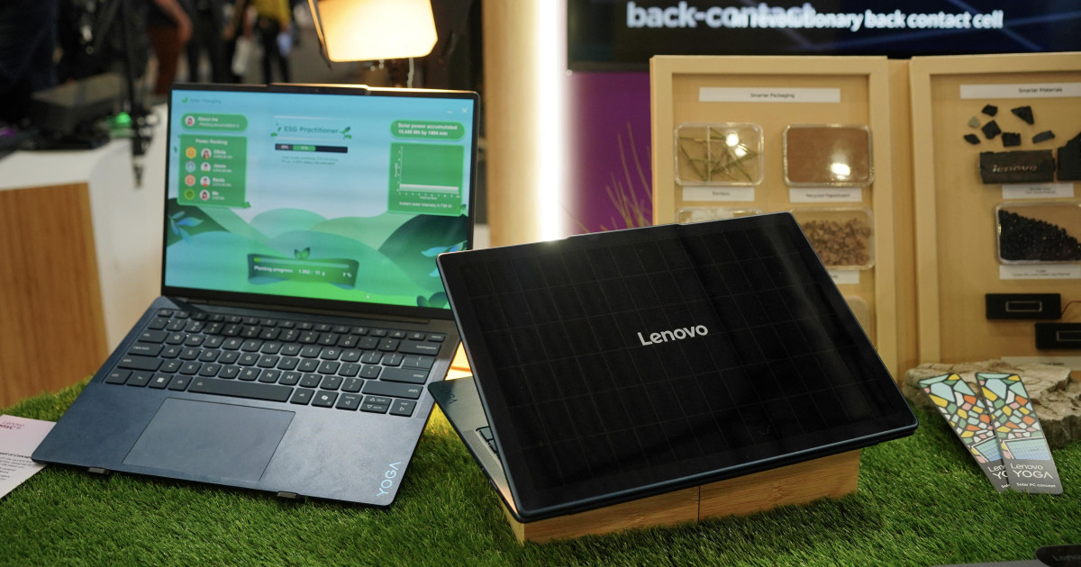 Lenovo Yoga Solar PC concepto
