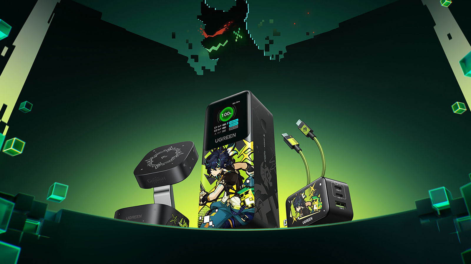 Power Bank UGREEN x Genshin Impact