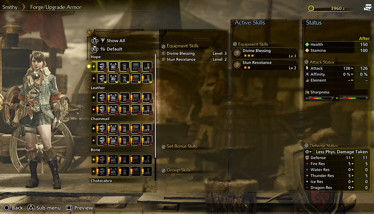 elegir el arma y la armadura adecuadas para cada situación en MH Wilds