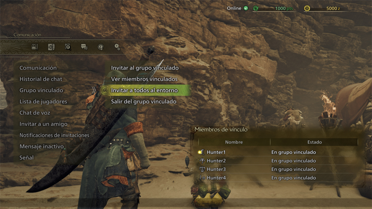 entorno vinculado en Monster Hunter Wilds