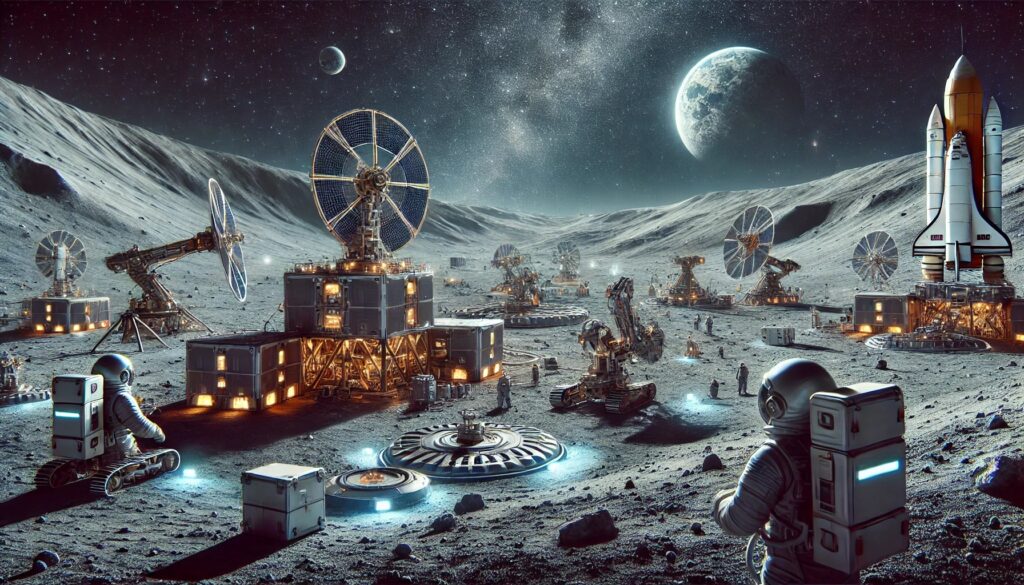 extraer helio-3 de la Luna