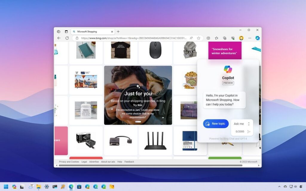 copilot microsoft shopping