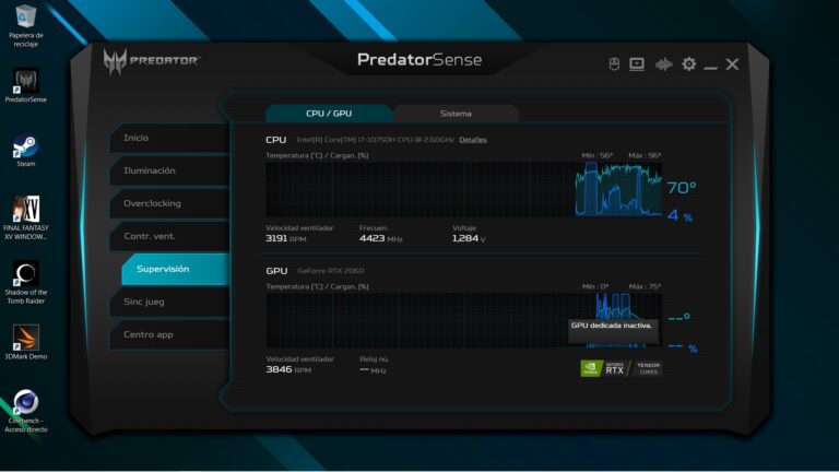 predator sense no funciona