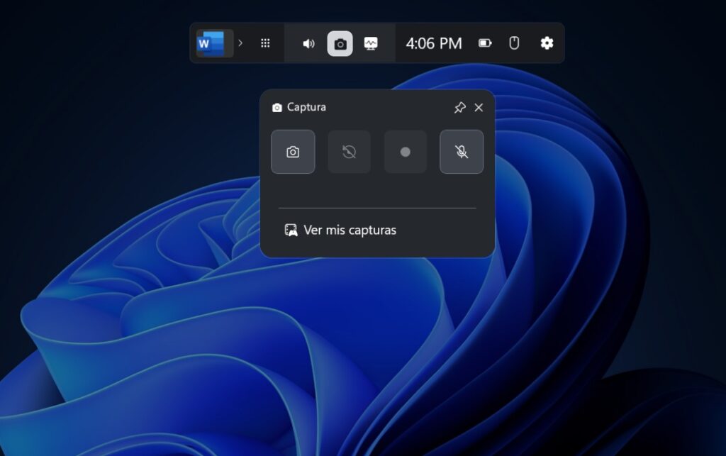 Activar el widget Capturar de Windows 11