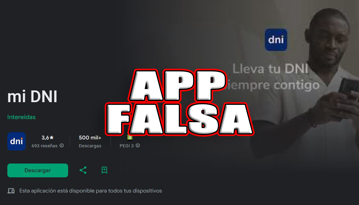 App falsa miDNI