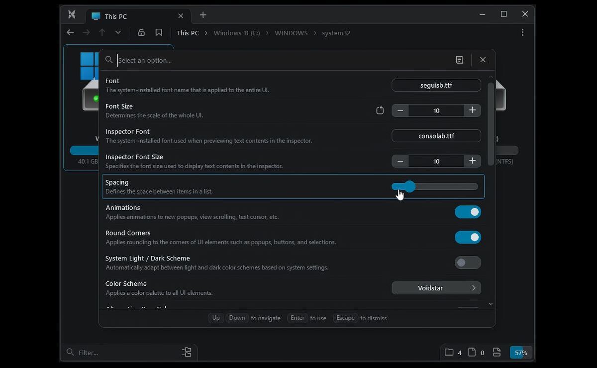File Pilot es personalizable