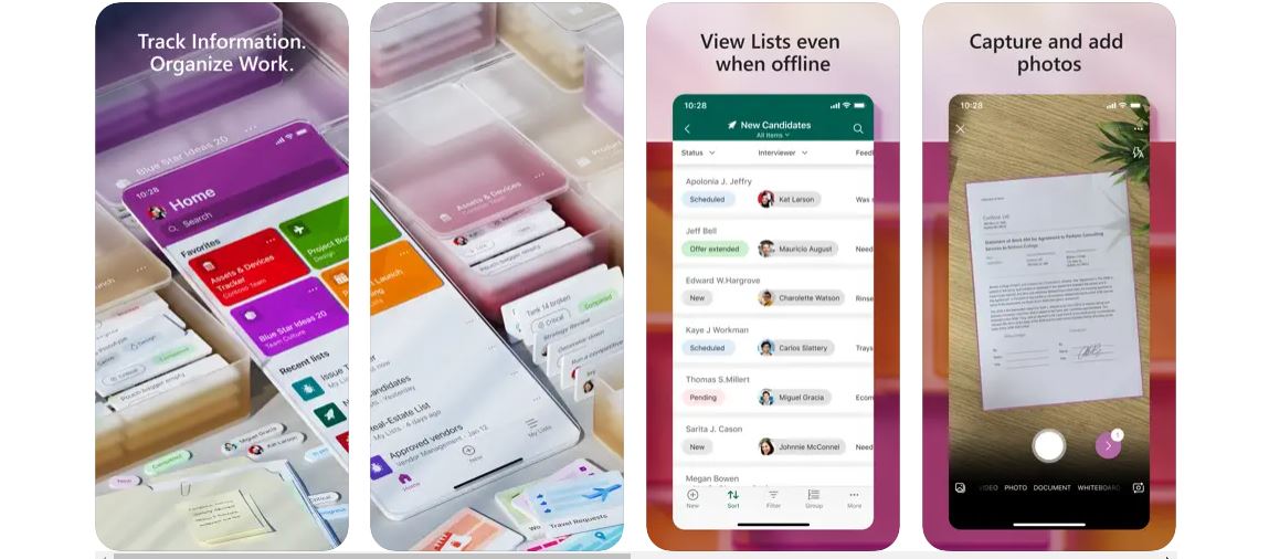 app microsoft lists