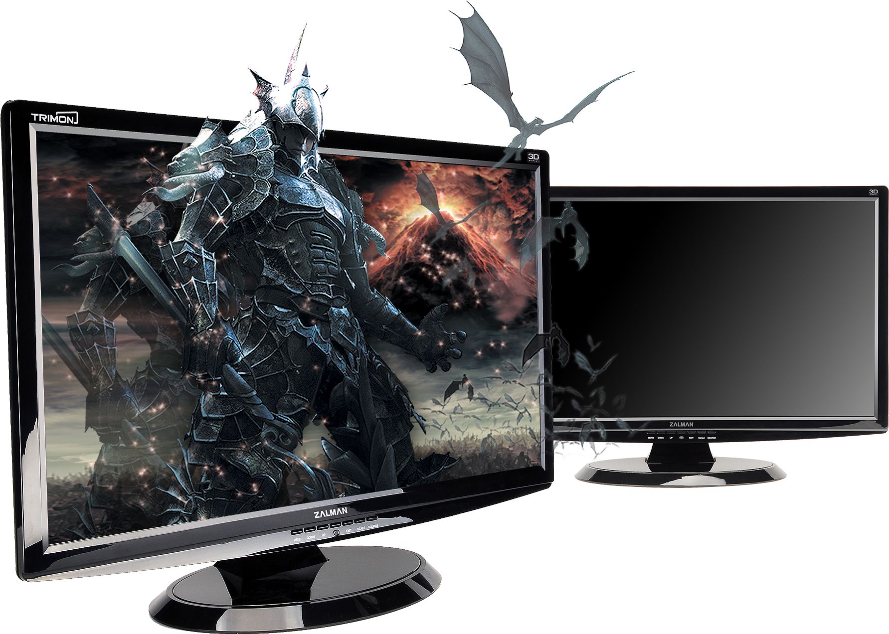 Diferencias entre monitores 2D y 3D