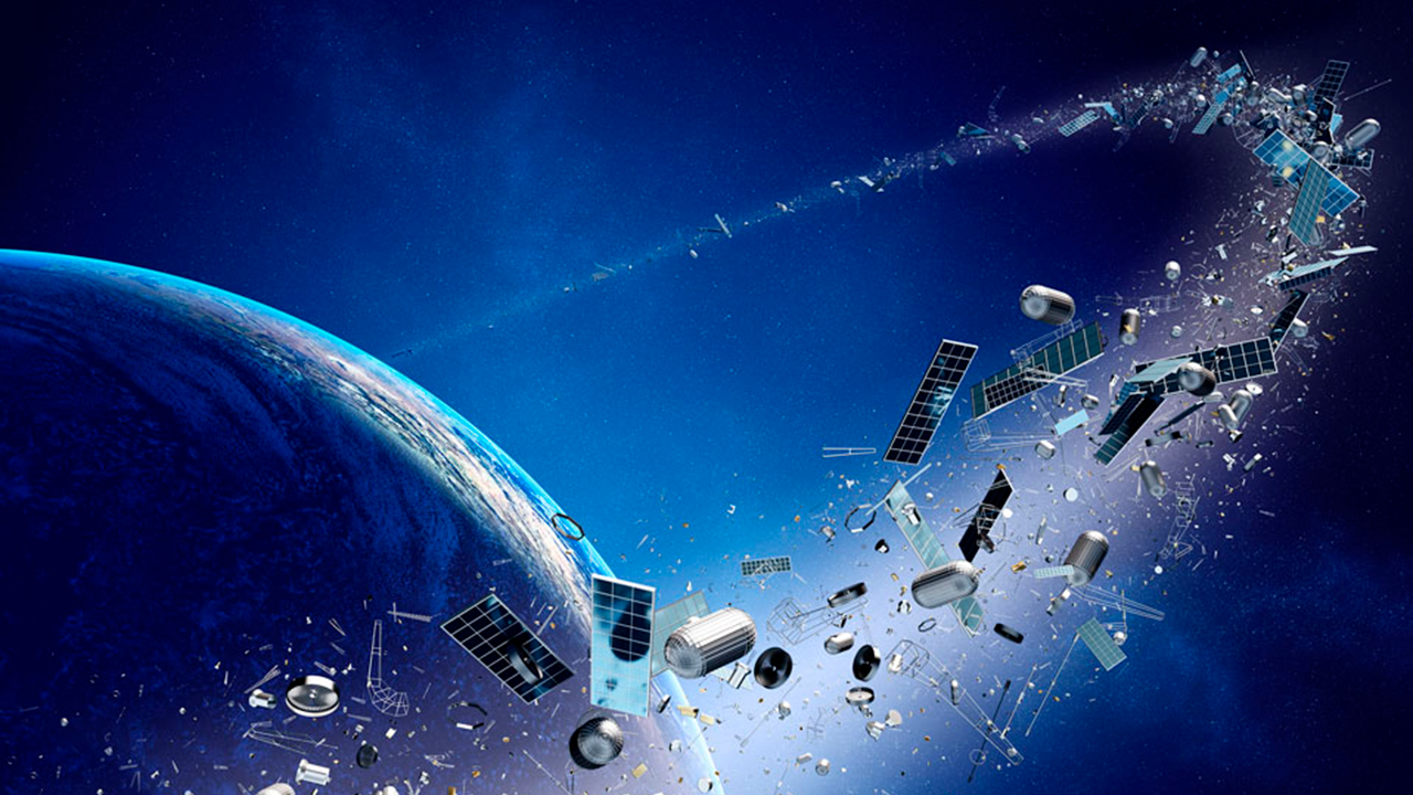 Basura espacial que es