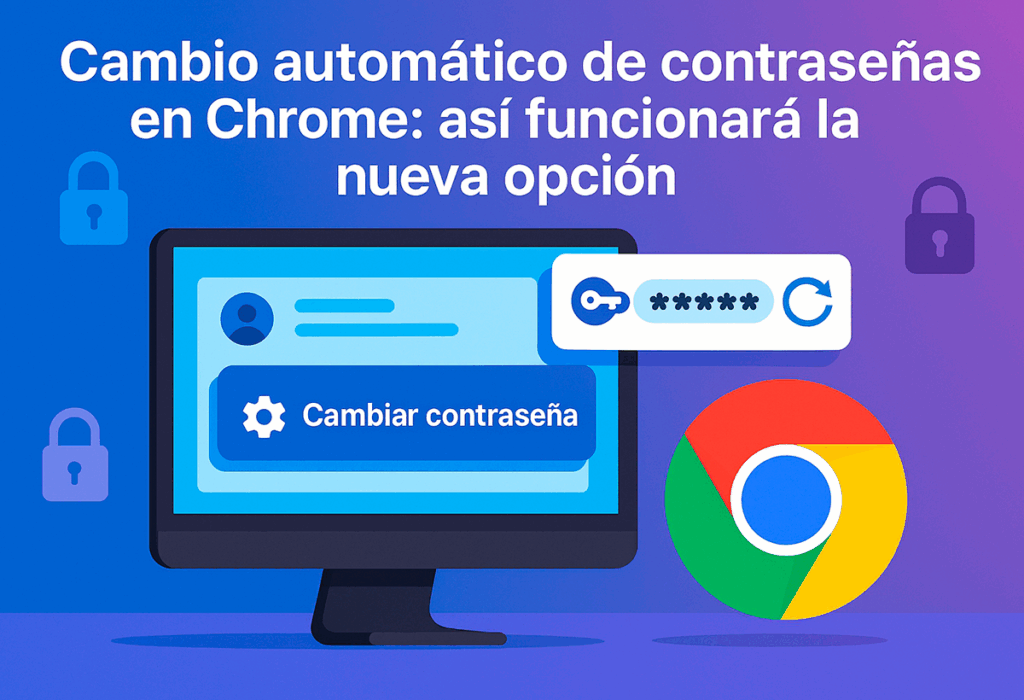 Cambio automático de contraseñas en Chrome