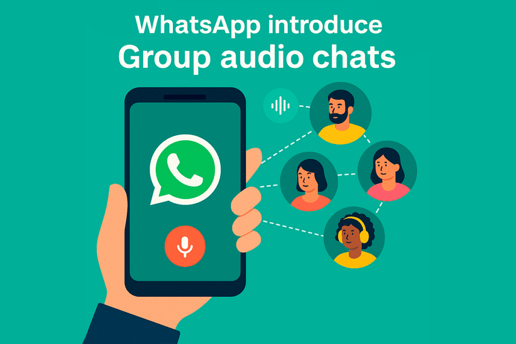 Chats grupales de audio en WhatsApp