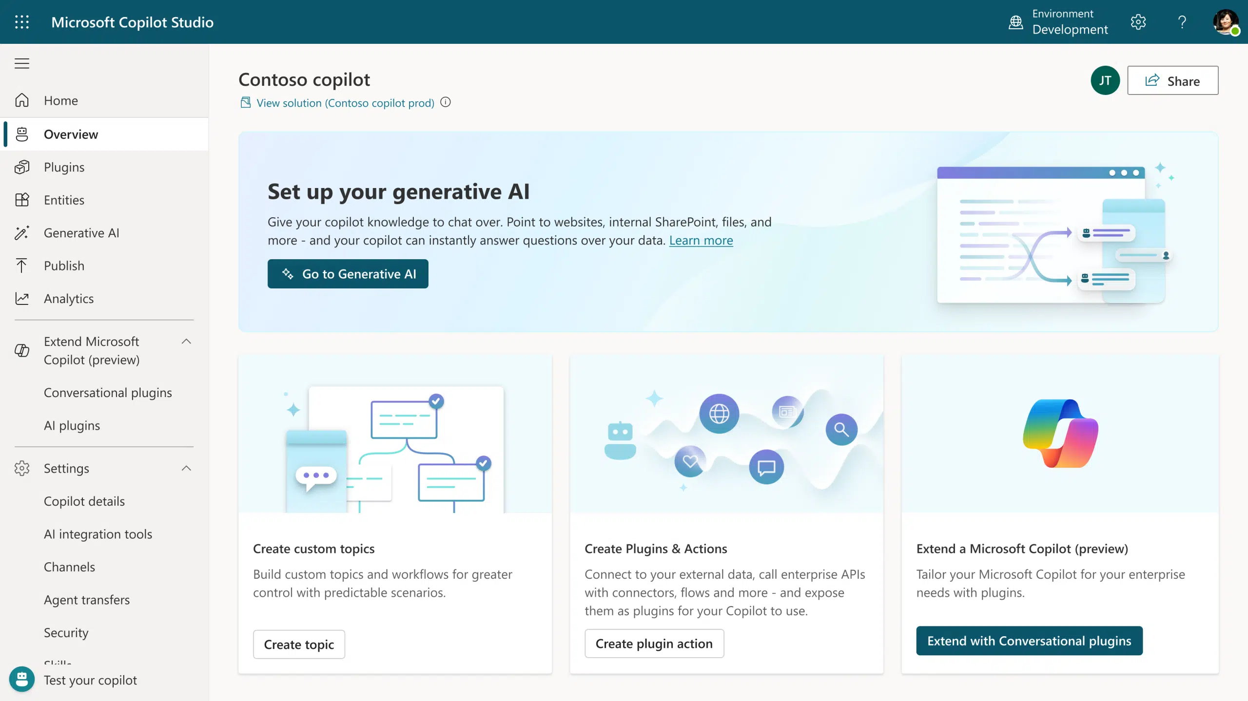 Cómo crear un agente en Microsoft Copilot Studio