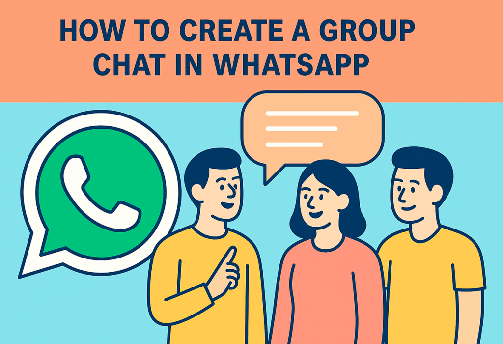 How to create a group chat on WhatsApp