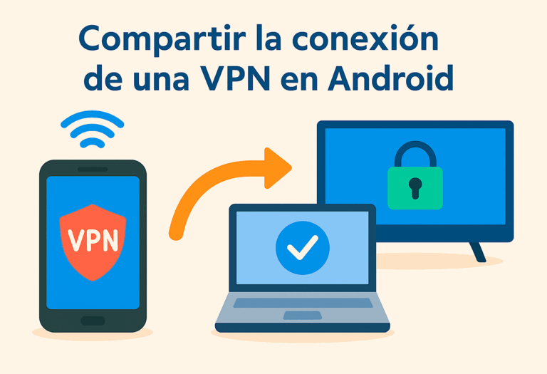 Compartir VPN desde android