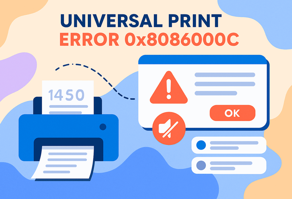 Error de Impresión Universal 0x8086000C